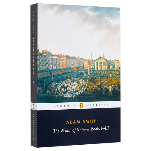 预售 国富论 1-3 英文原版 The Wealth of Nations Books I-III Adam Smith 亚当·斯密 国富论 金融经济学书籍