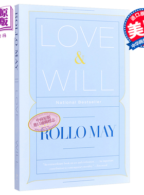 爱与意志 豆瓣高分 英文原版  Love  Will Rollo May【中商原版】