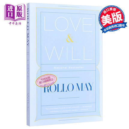 爱与意志 豆瓣高分 英文原版  Love  Will Rollo May【中商原版】
