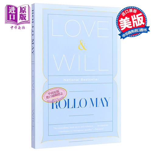 爱与意志 豆瓣高分 英文原版  Love  Will Rollo May【中商原版】