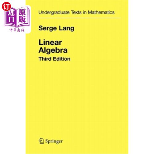 海外直订Linear Algebra 线性代数