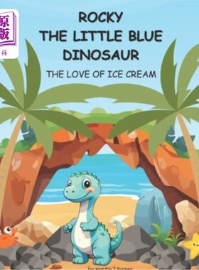 海外直订Rocky the Little Blue Dinosaur: ernie the friendly bumble bee stories 蓝色小恐龙洛基：友善的大黄蜂的故事