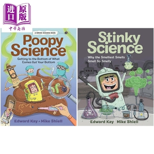 Stinky 臭臭科学 Poopy 便便科学 儿童科普绘本读物 中商原版 英文原版 百科知识图书 共2册 童书 进口 Science