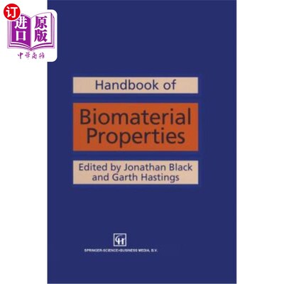 海外直订医药图书Handbook of Biomaterial Properties 生物材料特性手册