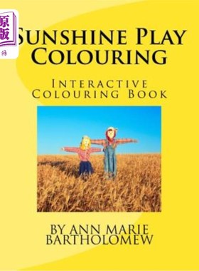 海外直订Sunshine Play Colouring: Interactive Colouring Book 阳光游戏涂色:互动涂色书