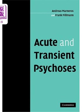 海外直订医药图书Acute and Transient Psychoses 急性和短暂性精神病