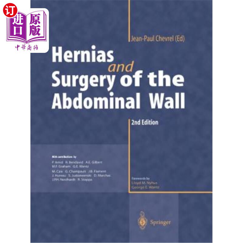 海外直订医药图书Hernias and Surgery of the Abdominal Wall 疝气与腹壁手术