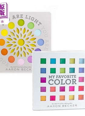 Aaron Becker 光影颜色书2册套装You Are Light My Favorite Color 纸板书 儿童色彩启蒙图书 英文原版 4岁以上【中商原版】