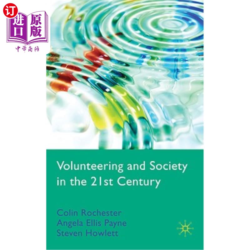 海外直订Volunteering and Society in the 21st Century 21世纪的志愿服务与社会