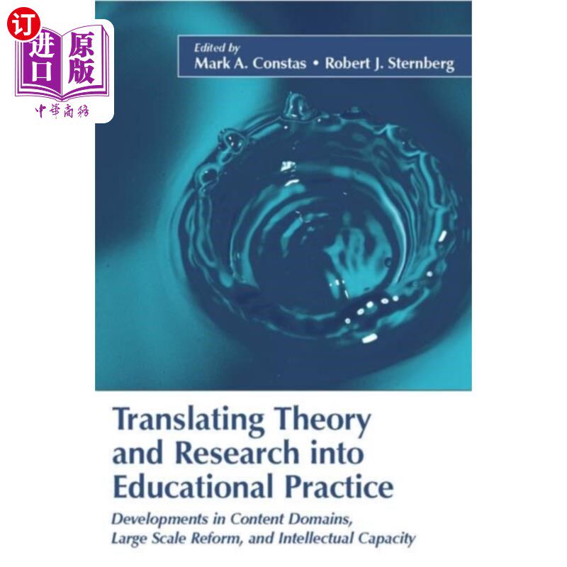 海外直订Translating Theory and Research Into Educational... 将理论与研究转化为教育实践