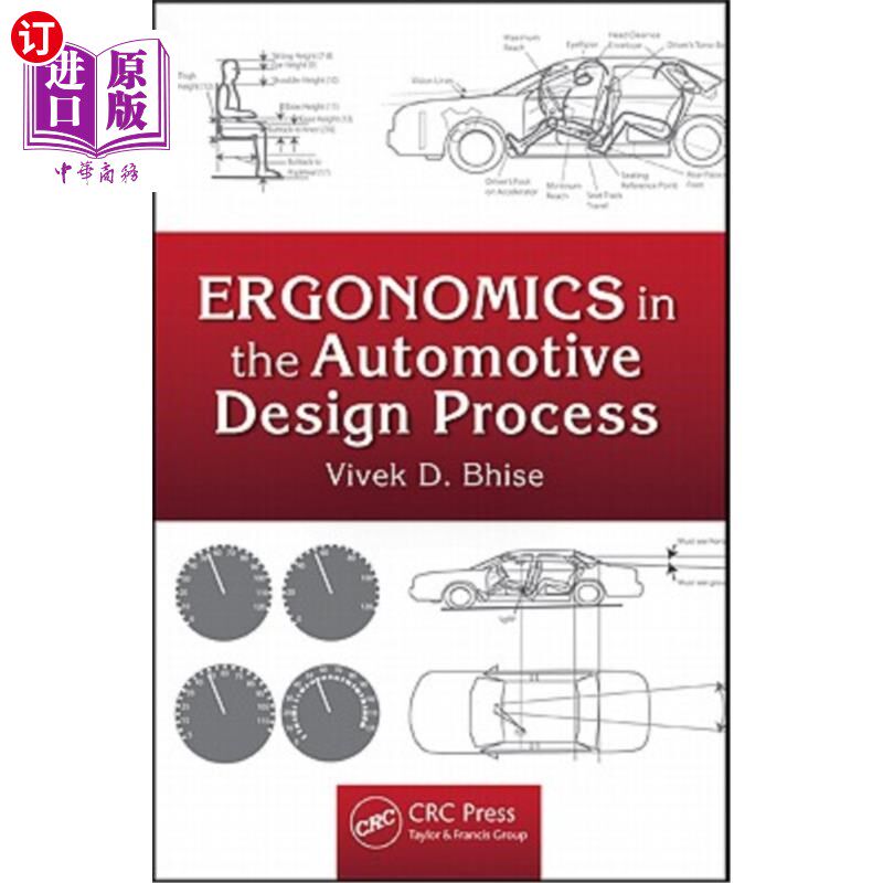 海外直订Ergonomics in the Automotive Design Process 汽车设计过程中的人机工程学