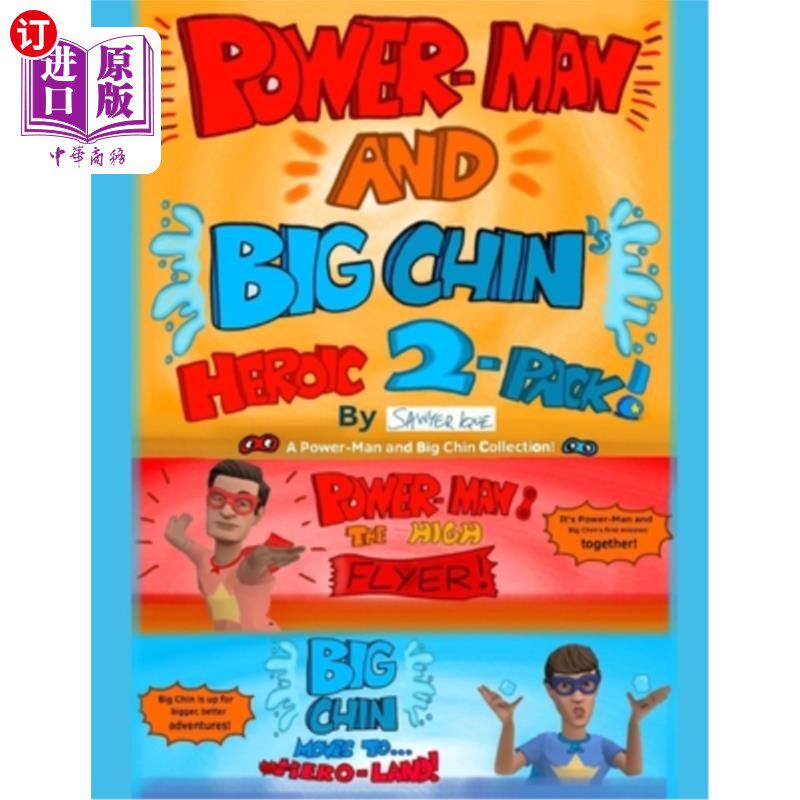 海外直订Power-Man and Big Chin's Heroic 2-Pack! Power-Man和Big Chin的英雄2-Pack!