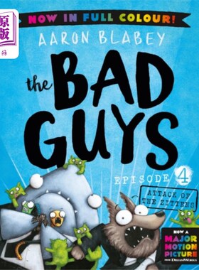 海外直订Bad Guys 4 Colour Edition: Attack of the Zittens 坏家伙4彩色版：Zittens的攻击