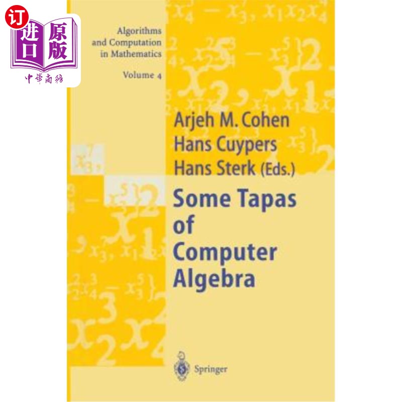 海外直订Some Tapas of Computer Algebra 计算机代数中的一些Tapas
