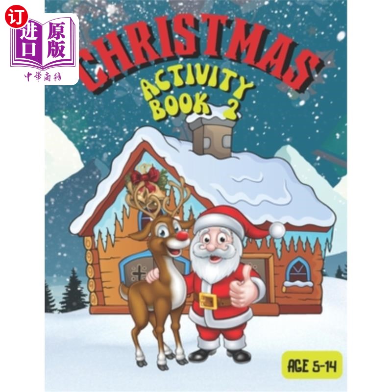 海外直订Colorful Adventures: Christmas Activity Book, Sea Creatures, Monster Trucks & Su 丰富多彩的冒险：圣诞活动书