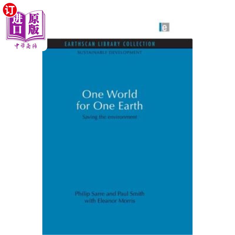 海外直订One World for One Earth: Saving the Environment 同一个世界,同一个地球:拯救环境