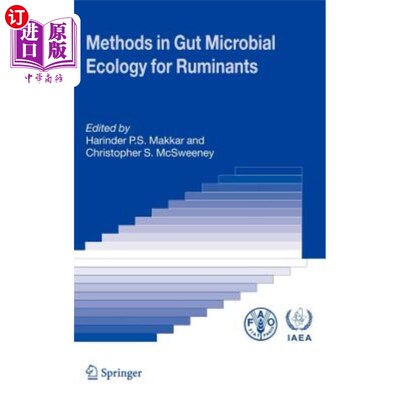 海外直订Methods in Gut Microbial Ecology for Ruminants 反刍动物肠道微生物生态学方法