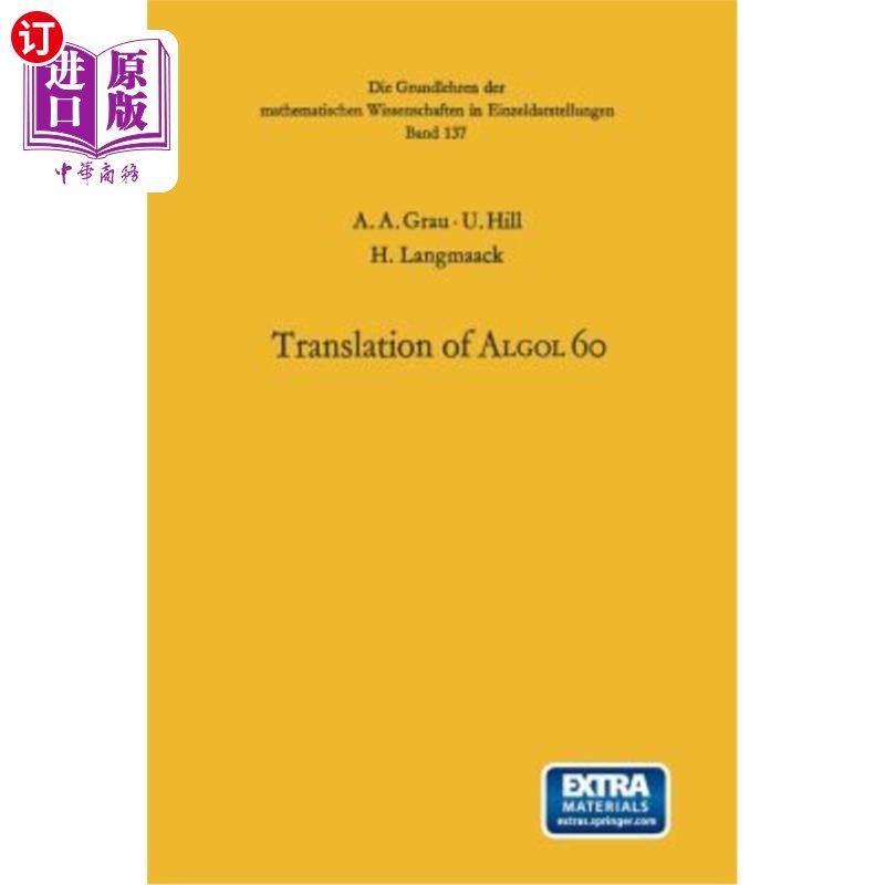 海外直订Handbook for Automatic Computation: Volume I - Part B 自动计算手册：第一卷B部分