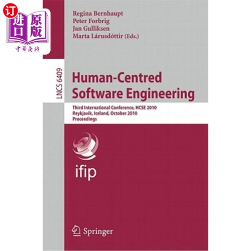 海外直订Human-Centred Software Engineering: Third International Conference, HCSE 2010, R 以人为中心的软件工程：第三