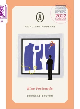 海外直订Blue Postcards 蓝色的明信片