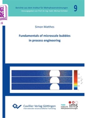 海外直订Fundamentals of microscale bubbles in process engineering 过程工程中的微尺度气泡基础