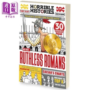 预售 Horrible Histories Ruthless Romans可怕的历史罗马人英文原版进口图书儿童历史读物人文百科【中商原版】