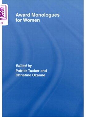 海外直订Award Monologues for Women 女性独白奖