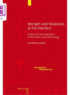 海外直订Strength and Weakness at the Interface 界面上的优势和劣势