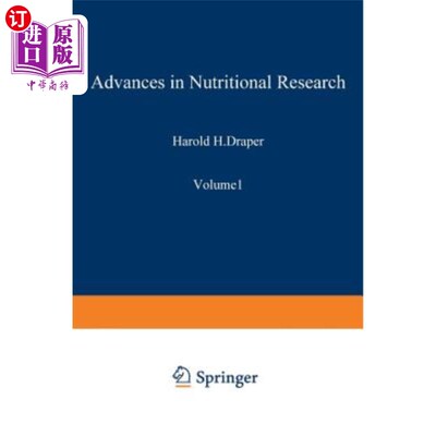 海外直订Advances in Nutritional Research 营养学研究进展