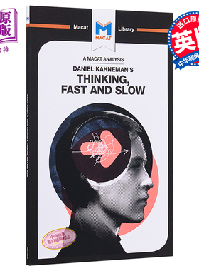 预售 对丹尼尔卡尼曼的快思慢想分析 英文原版 An Analysis of Daniel Kahneman's Thinking Fast and Slow【中商原版】