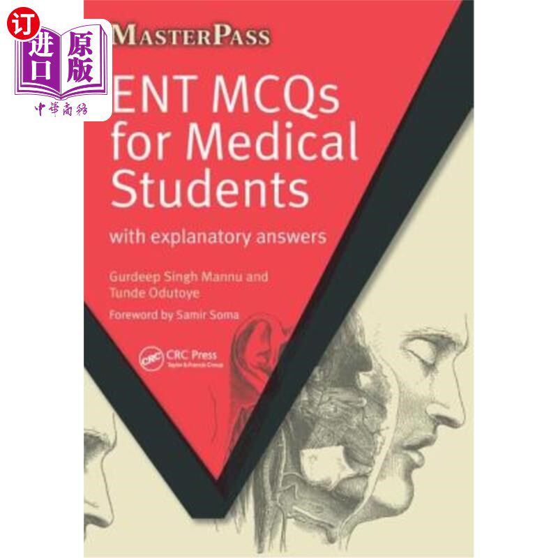 海外直订医药图书Ent McQs for Medical Students: With Explanatory Answers 医学生耳鼻喉科MCQ:附解释性答案