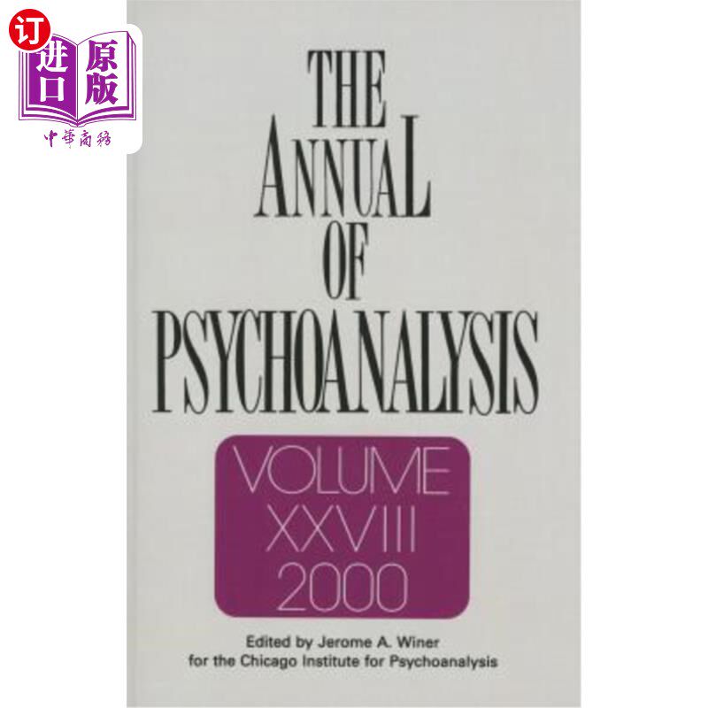 海外直订The Annual of Psychoanalysis, V. 28 《精神分析年鉴》第28节