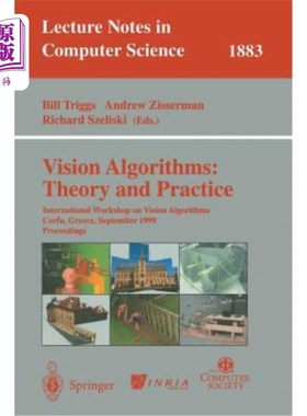 海外直订Vision Algorithms: Theory and Practice: International Workshop on Vision Algorit 视觉算法：理论与实践：视觉