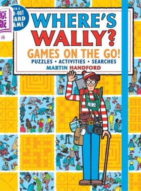 海外直订Where's Wally? Games on the Go! Puzzles, Activit... 沃利在哪儿?围棋上的游戏!拼图，活动和搜索