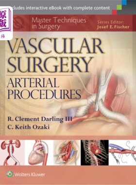 海外直订医药图书Master Techniques in Surgery: Vascular Surgery: Arterial Procedures 掌握外科技术:血管外科:动脉手术