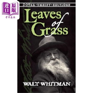 The Whitman Editions 1855年原版 英文原版 Dover Grass 中商原版 Walt 草叶集 Leaves Thrift 1855 Original