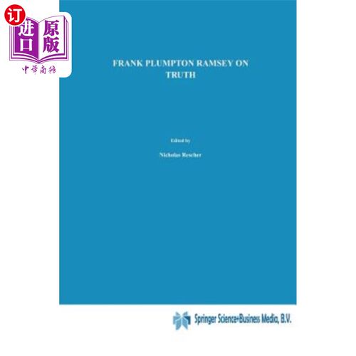 海外直订On Truth: Original Manuscript Materials (1927-1929) from the Ramsey Collection a 关于真相:原始手稿材