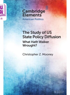 海外直订Study of US State Policy Diffusion 美国国家政策扩散研究