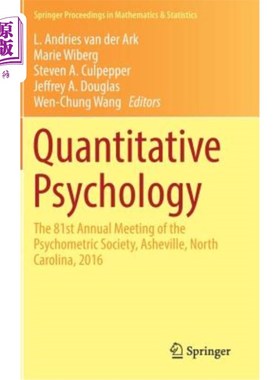 海外直订Quantitative Psychology: The 81st Annual Meeting of the Psychometric Society, As 数量心理学：心理测量学会第