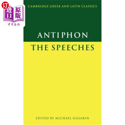 海外直订Antiphon: The Speeches 安提丰：演讲