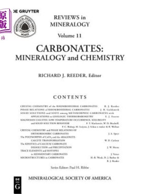 海外直订Carbonates 碳酸盐