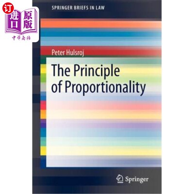 海外直订The Principle of Proportionality 比例原则