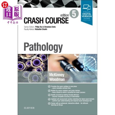 海外直订医药图书Crash Course Pathology 速成班病理学
