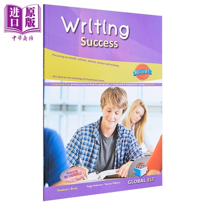 Writing Success Level A2+ to B1 Student's book 英语写作成功A2+ B1学生书 英文原版教辅 含在线音频【中商原版】