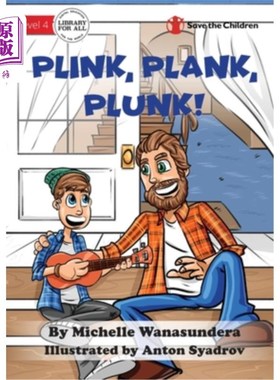 海外直订Plink, Plank, Plunk 叮铃声,木板,砰砰作响