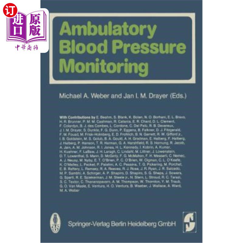 海外直订医药图书Ambulatory Blood Pressure Monitoring 动态血压监测