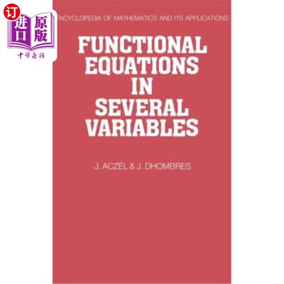 海外直订Functional Equations in Several Variables 多元函数方程