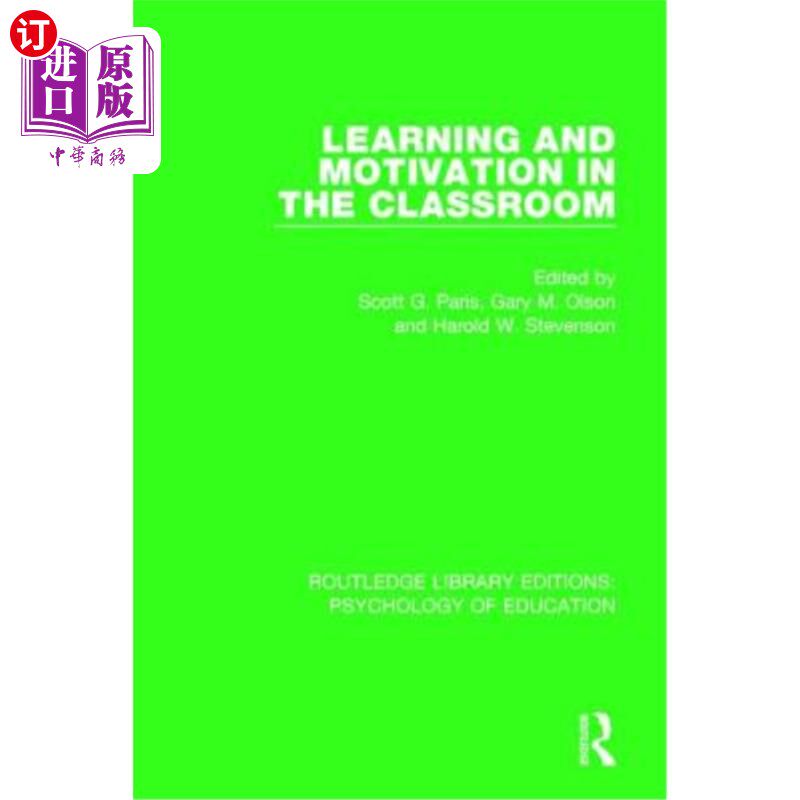 海外直订Learning and Motivation in the Classroom 课堂上的学习与动机