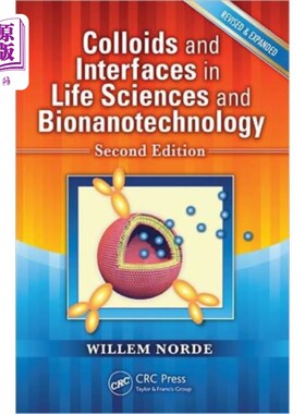 海外直订医药图书Colloids and Interfaces in Life Sciences and Bio... 生命科学与生物纳米技术中的胶体与界面