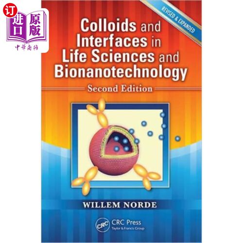 海外直订医药图书Colloids and Interfaces in Life Sciences and Bio... 生命科学与生物纳米技术中的胶体与界面